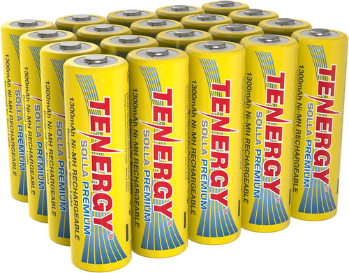 Tenergy Solla Premium Batería Nimh Aa Recargable, Baterías S