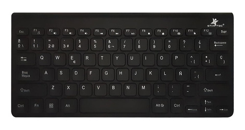 Teclado Alambrico Star Tec St-kb-007 Usb Mini Negro