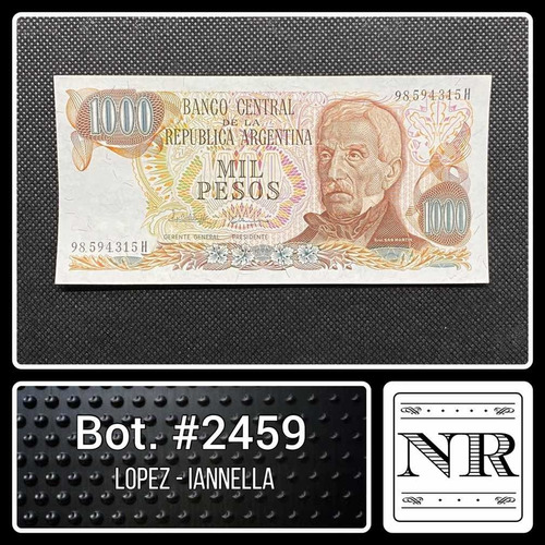 Argentina - 1000  $ Ley - Año 1982 - Bot. #2459 - L | I 