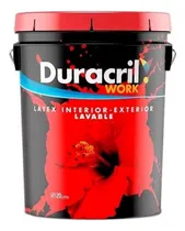 Comprar Pintura Látex Int\u002Fext Lavable Blanca Duracril Work 20l