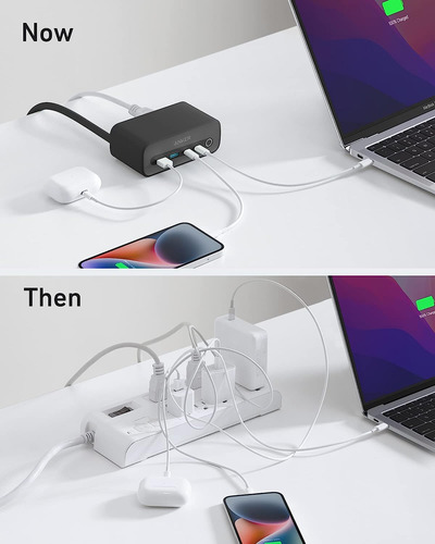 Estación De Carga Anker 525, Strip Power Strip C Usb C 7-in-