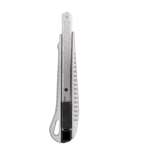 Cutter Chico 9mm Cuerpo Metal Cortante Cuchilla Filo