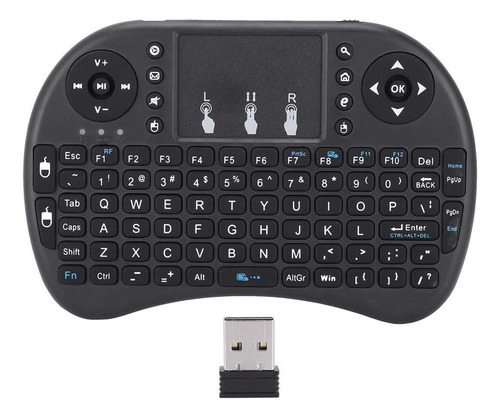 Mini Teclado Inalámbrico Con Panel Táctil, Teclado Portátil