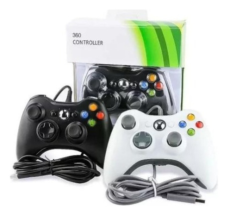 Control Para Xbox 360 Y Pc Alambrico Nuevo 