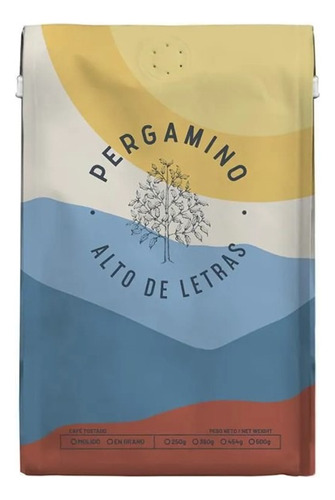 Café Pergamino 100% Colombiano  Alto De Letras Col8