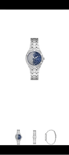 Reloj Guess Original Con Diamantes Impregnados 