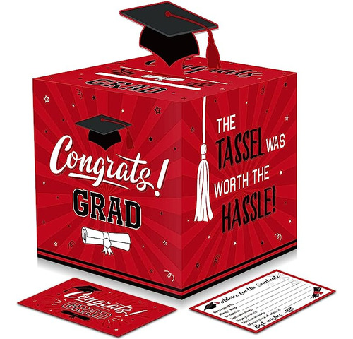 Caja Grande Para Tarjetas Graduacion 2023 Con 30 Tarjetas Co