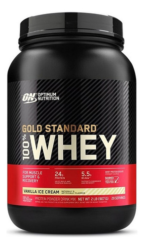 100% Whey Gold Standard 2lb Vainilla Ice Cream