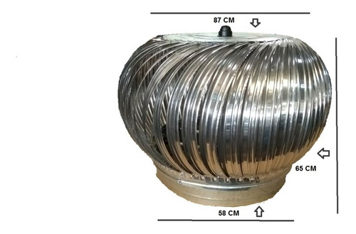 Exaustor Eólico 24 Pol. Resid /comerc/industrial  S/base