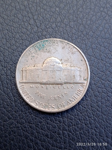 Moeda 1955 D Five Cents Eua (Usado)