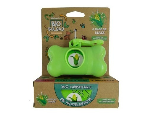 Bolsas Mascotas Biodegradables Con Dispensador 2 Rollos/30un