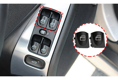 12 Fundas Para Botones De Interruptor De Ventana Para W203 W