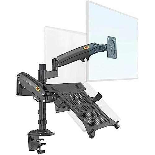 Imagen 2 de 10 de Soporte Para Escritorio Doble Portatil Y Monitor Northbayou