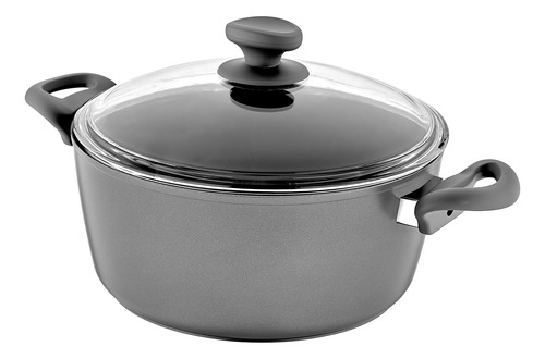 Olla Antiadherente Titanio 6 Qt Con Tapa Vidrio
