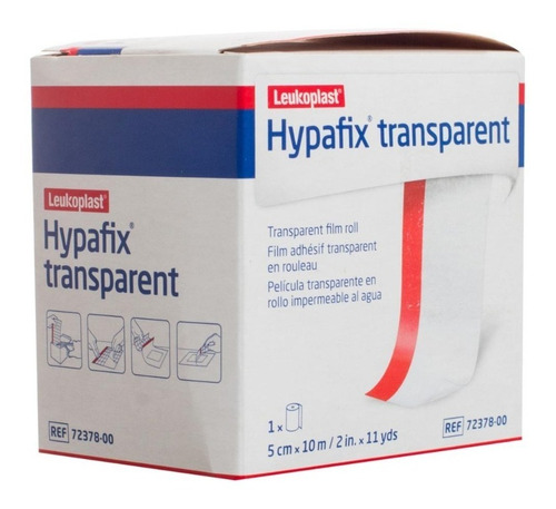 Fita de gaze transparente BSN Medical Hypafix 10m x 5cm de 5cm x 10000cm x 1u
