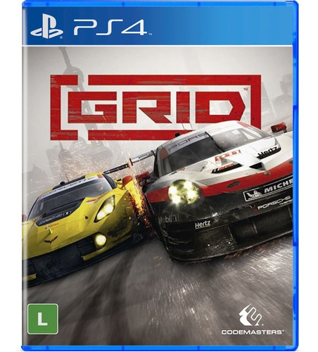 Jogo Midia Fisica Grid Codemasters Original Lacrado Para Ps4