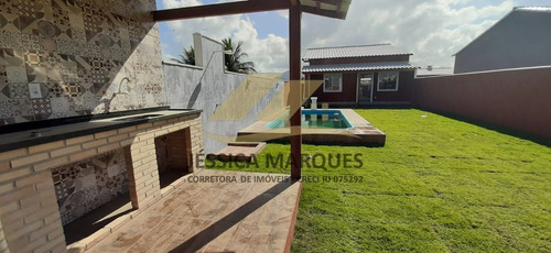 Imagem 3 de 11 de Casa 2 Quartos, Piscina E Área Gourmet Em Unamar - 18_3_jmc.