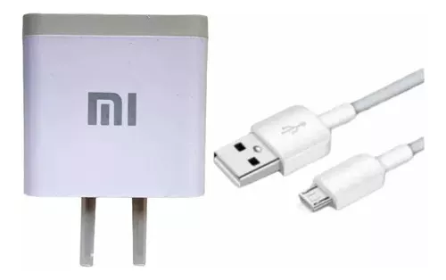 Cargador Xiaomi Mi + Cable Micro V8 Carga Rápida - MEGATRONICA