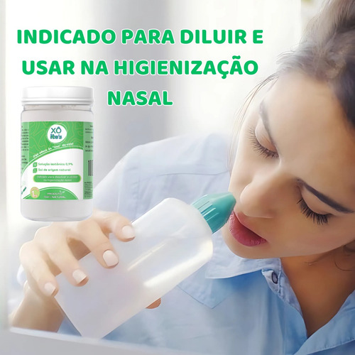 Soro Fisiológico Lavagem Nasal 1kg Xô Ites Branco