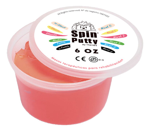 Masas Terapéuticas Spin Putty By Therapy Set 6 Unidades 6oz