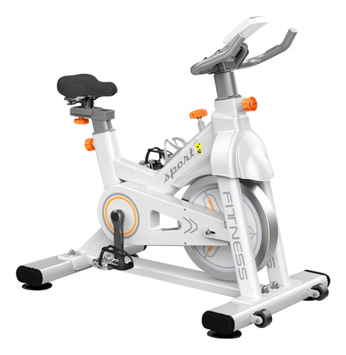 Bicicleta estática Nibio JFT002 para spinning color blanco