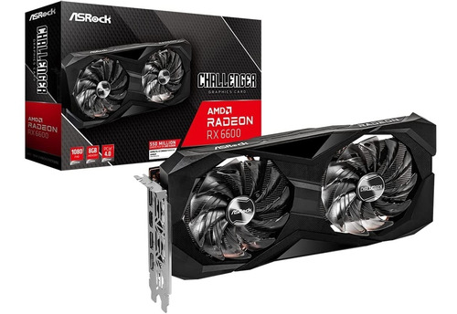 Imagen 1 de 5 de Tarjeta De Video Asrock Radeon Rx6600 8g