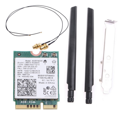 Ax201ngw Wifi Ngff Key E M.2 Cnvio 2 Doble Banda 2.4g/5g Wir