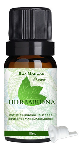 Esencia Hidrosoluble Para Ambientes Hierbabuena Natural 10ml