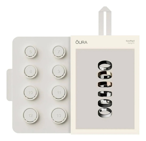 Kit Medidor Oura Ring 5 - O Tamanho Ideal Branco