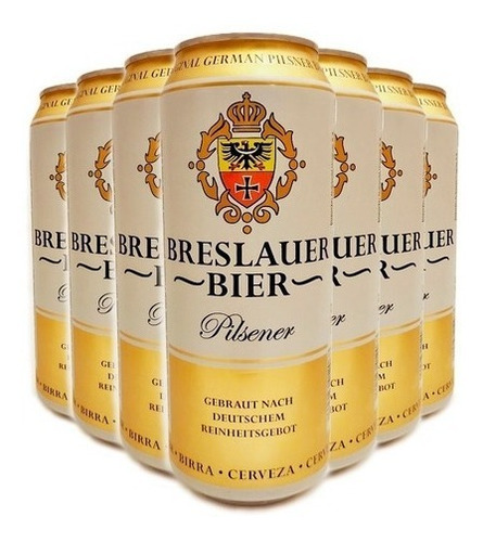 Cerveza Alemana Breslauer Lata 500 Ml Pack X 24