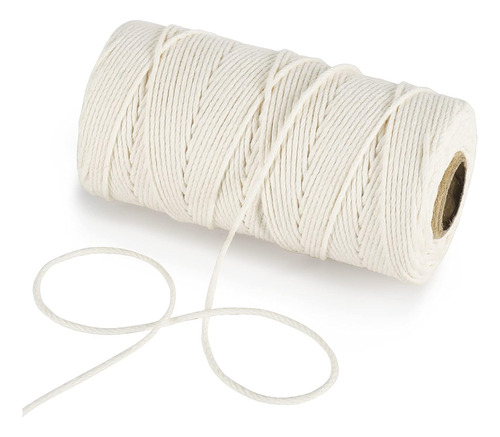 Cotton Butchers Twine, 328 Feet 1.5mm Food Safe Cooking Twin