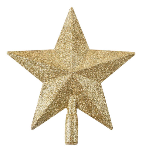 Estrella De Decoración Superior Del Árbol De Navidad Para