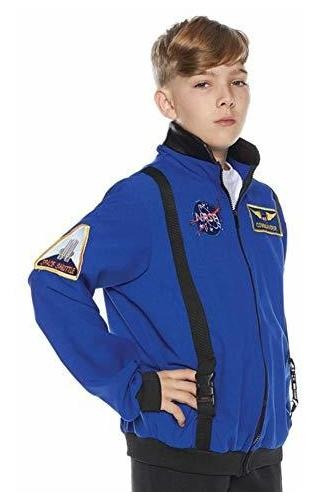 Underwraps Chaqueta De Disfraz De Astronauta Para Niños - Az