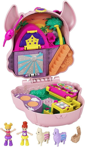 Polly Pocket Estuche Llama Music Party Mattel