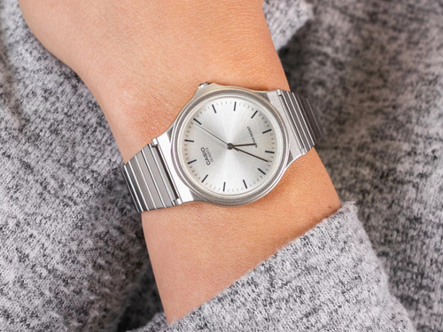 Relógio Casio Feminino Analógico Prata Original Barato