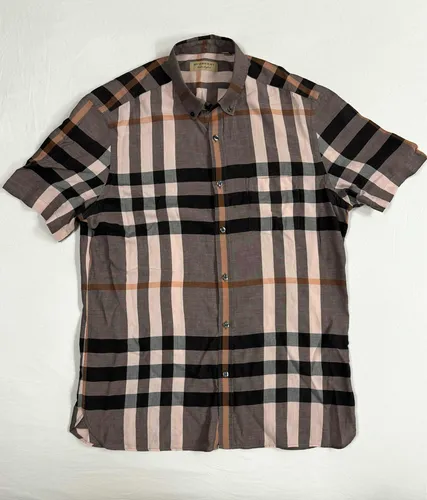 Camisa xadrez cheap burberry replica