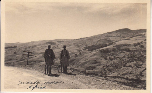 1951 Tanger Fotografia Real Soldados Moros Armas Militaria