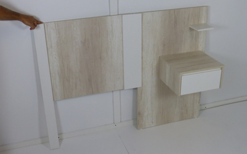 Imagen 9 de 9 de Respaldo Para Sommier Cama 80 A 100 Cm Melamina +