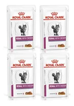Comprar Kit 4 Unidades Ração Renal Chicken Sachê 85g Royal Canin