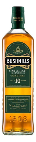 Caja De 6 Whisky Bushmills Malt 10 Años 750 Ml