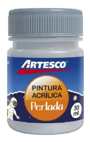 Pintura Acrilica Artesco Perlado (x30ml) Plateado