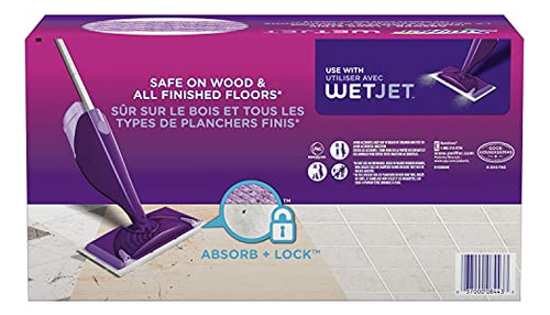 Limpiador De Pisos De Madera Dura Mop Pad Refill Swiffer Wet