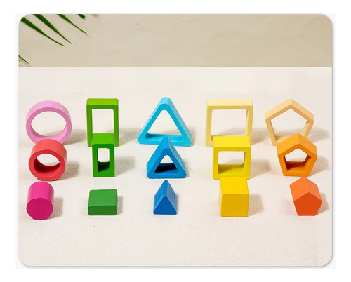 Emparelhamento De Colunas De Forma Geométrica Com Blocos De