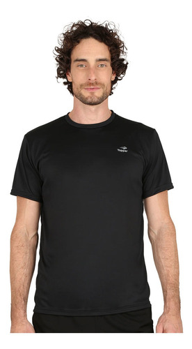 Remera Topper Training Hombre Negra