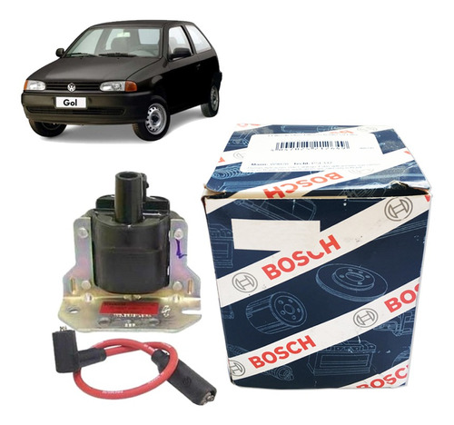 Bobina Ignição Gol G2 1.8 8v 522 Ap1800 94 Gasolina Bosch