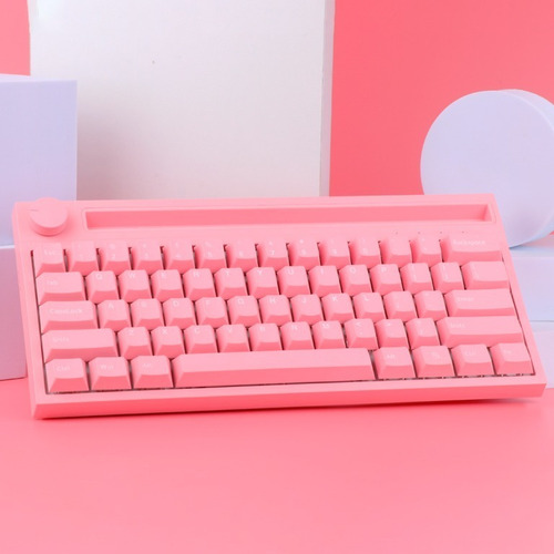 Imagen 6 de 7 de Teclado Mecánico Bluetooth Switch Pink Ajazz K620t V2