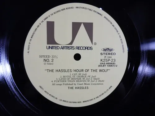 The Hassles Hour Of The Wolf Lp Vinil 12 Japonês Com Obi