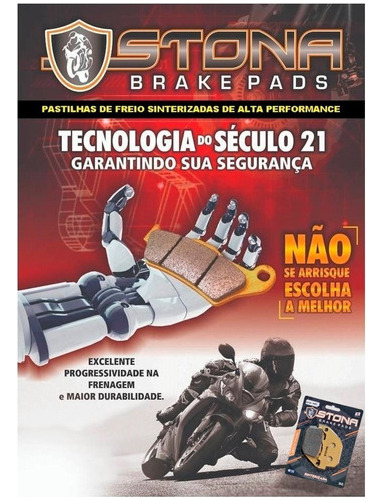 Kit Pastilhas De Freio Diant. Versys 1000 Sinterizadas Stona
