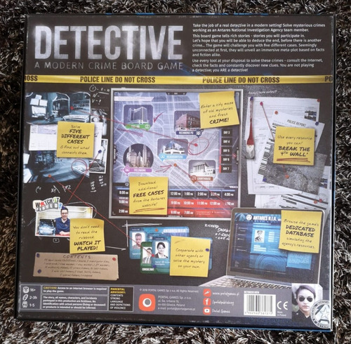 Detective: A Modern Crime Board Game Inmersivo Juego De Mesa (Usado)