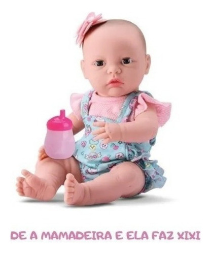 Boneca New Born BebĂȘ Primeiros Cuidados Abre E Fecha Olhos